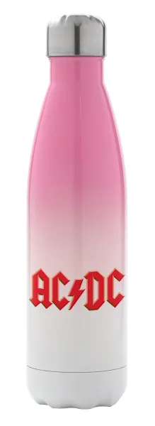 AC/DC — Metal mug thermos Pink/White (Stainless steel), double wall, 500ml