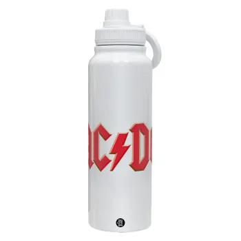 AC/DC, Θερμός 1L Ανοξείδωτο με Βάση Κινητού & Διπλά Τοιχώματα