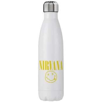 Nirvana, Μεταλλικό παγούρι θερμός (Stainless steel), διπλού τοιχώματος, 750ml