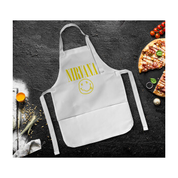 Nirvana, Ποδιά Σεφ Ολόσωμη Παιδική (με ρυθμιστικά και 2 τσέπες)