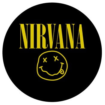 Nirvana, Mousepad Στρογγυλό 20cm