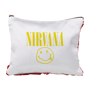 Nirvana, Τσαντάκι νεσεσέρ με πούλιες (Sequin) Κόκκινο