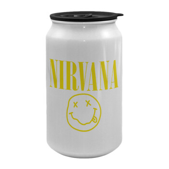 Nirvana, Κούπα ταξιδιού μεταλλική με καπάκι (tin-can) 500ml