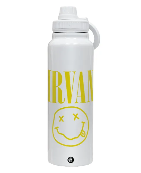 Nirvana — Θερμός 1L Ανοξείδωτο με Βάση Κινητού & Διπλά Τοιχώματα