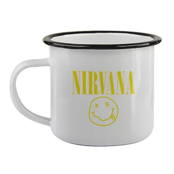Nirvana, Κούπα εμαγιέ με μαύρο χείλος 360ml