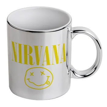 Nirvana, Κούπα κεραμική, ασημένια καθρέπτης, 330ml