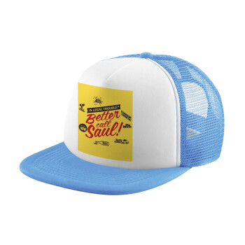 Better Call Saul, Καπέλο Soft Trucker με Δίχτυ Γαλάζιο/Λευκό