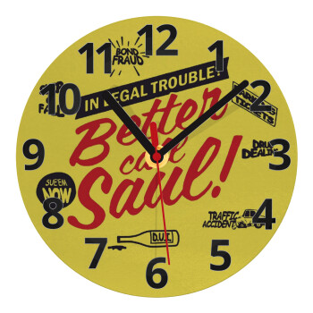 Better Call Saul, Ρολόι τοίχου γυάλινο (20cm)
