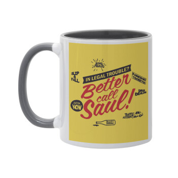Better Call Saul, Mug colored grey, ceramic, 330ml