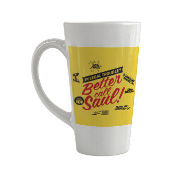 Better Call Saul, Κούπα κωνική Latte Μεγάλη, κεραμική, 450ml