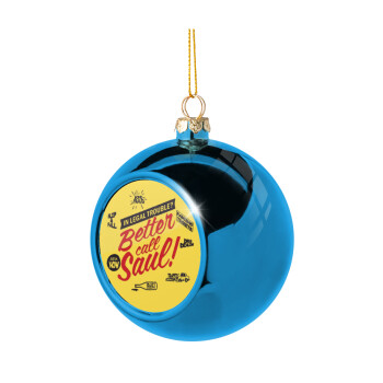 Better Call Saul, Χριστουγεννιάτικη μπάλα δένδρου Μπλε 8cm
