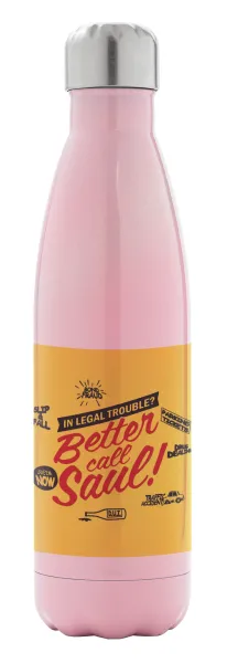 Better Call Saul — Metal mug thermos Pink Iridiscent (Stainless steel), double wall, 500ml