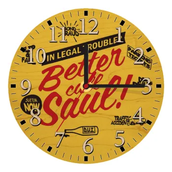 Better Call Saul, Ρολόι τοίχου ξύλινο plywood (20cm)