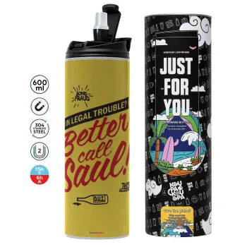 Better Call Saul, Tumbler stainless steel GREY 600ml