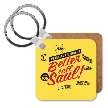 Better Call Saul, Μπρελόκ Ξύλινο τετράγωνο MDF
