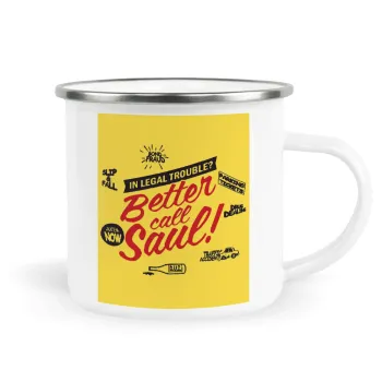 Better Call Saul, Κούπα Μεταλλική εμαγιέ λευκη 360ml