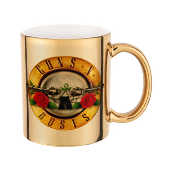 Guns N' Roses, Mug ceramic, gold mirror, 330ml