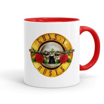 Guns N' Roses, Mug colored red, ceramic, 330ml