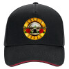 DRILL Adult Ultimate Hat BLACK/RED, (100% COTTON, ADULT, UNISEX, ONE SIZE)