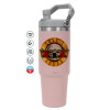 Pink color, 890ml (30oz) stainless Steel Tumbler with Handle