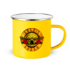 Yellow Enamel Metallic Cup 360ml