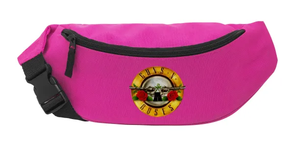 Guns N' Roses — Unisex waist bag (banana) in PINK color with 2 pockets