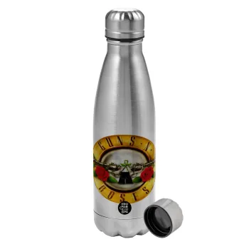 Guns N' Roses, Metallic water bottle, stainless steel, 750ml