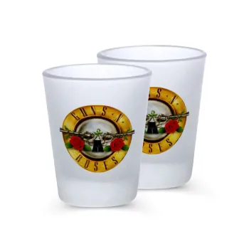 Guns N' Roses, Σφηνοπότηρα γυάλινα 45ml του πάγου (2 τεμάχια)