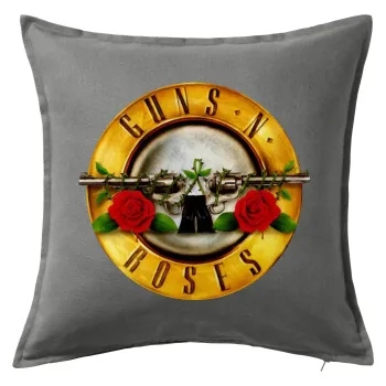Guns N' Roses, Sofa cushion Grey 50x50cm includes filling