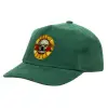 Children's Baseball Cap, 100% Cotton Drill, GREEN (COTTON, CHILDREN'S, ONE SIZE)