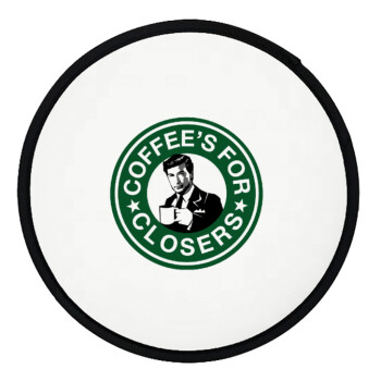 Coffee's for closers, Βεντάλια υφασμάτινη αναδιπλούμενη με θήκη (20cm)