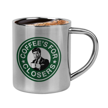Coffee's for closers, Κουπάκι μεταλλικό διπλού τοιχώματος για espresso (220ml)