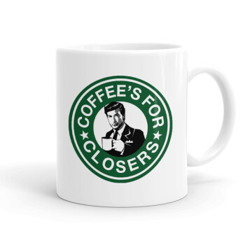 Coffee's for closers, Ceramic coffee mug, 330ml
