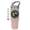 Pink color, 890ml (30oz) stainless Steel Tumbler with Handle