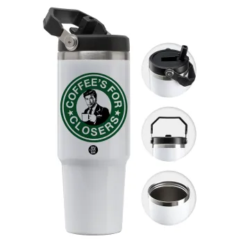 Coffee's for closers, Θερμός Ανοξείδωτο 30oz με χερούλι