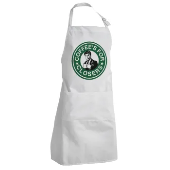 Coffee's for closers, Adult Chef Apron (with sliders and 2 pockets)