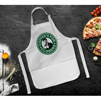 Coffee's for closers, Ποδιά Σεφ Ολόσωμη Παιδική (με ρυθμιστικά και 2 τσέπες)