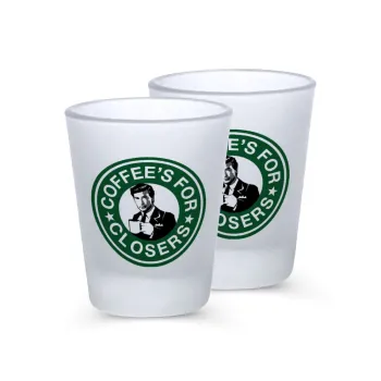 Coffee's for closers, Σφηνοπότηρα γυάλινα 45ml του πάγου (2 τεμάχια)