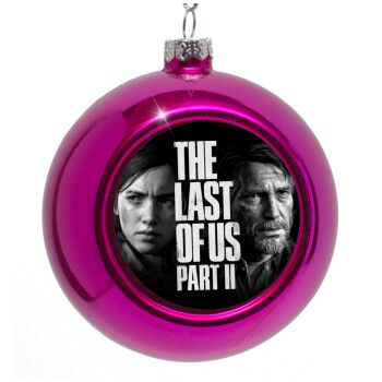 Last of us 2, Στολίδι Χριστουγεννιάτικη μπάλα δένδρου Μωβ 8cm