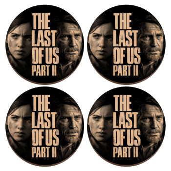 Last of us 2, ΣΕΤ x4 Σουβέρ ξύλινα στρογγυλά plywood (9cm)