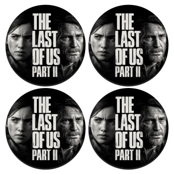 Last of us 2, SET of 4 round wooden coasters (9cm)
