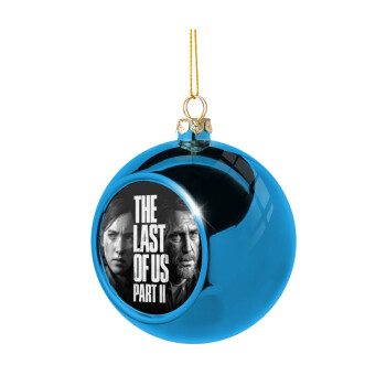 Last of us 2, Blue Christmas tree ball ornament 8cm