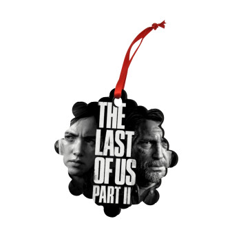 Last of us 2, Christmas ornament snowflake wooden 7.5cm