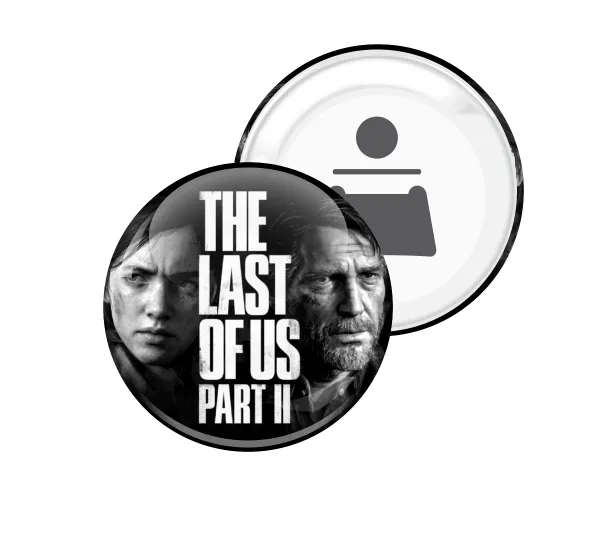 Last of us 2 — Round magnet and beer bottle opener, 5.9cm