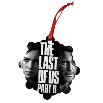 Last of us 2, Christmas ornament snowflake wooden 7.5cm