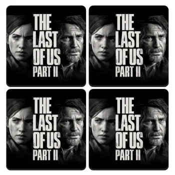 Last of us 2, ΣΕΤ 4 Σουβέρ ξύλινα τετράγωνα (9cm)