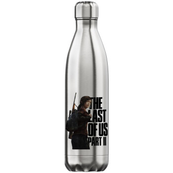 Last of us, Ellie, Inox (Stainless steel) hot metal mug, double wall, 750ml