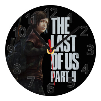 Last of us, Ellie, Ρολόι τοίχου γυάλινο (20cm)