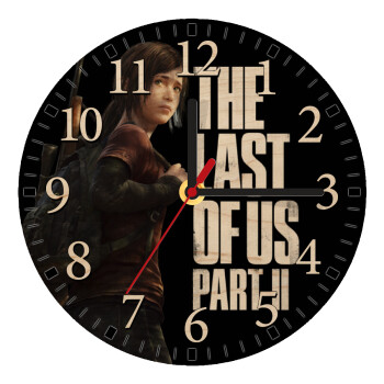 Last of us, Ellie, Ρολόι τοίχου ξύλινο plywood (20cm)