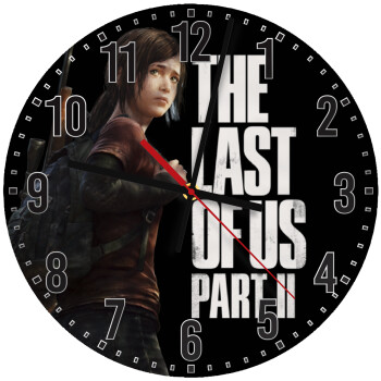 Last of us, Ellie, Ρολόι τοίχου ξύλινο (30cm)